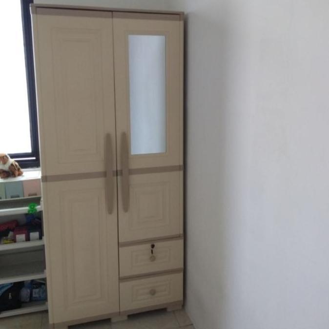 lemari plastik olymplast lemari baju pakaian lemari 2 pintu