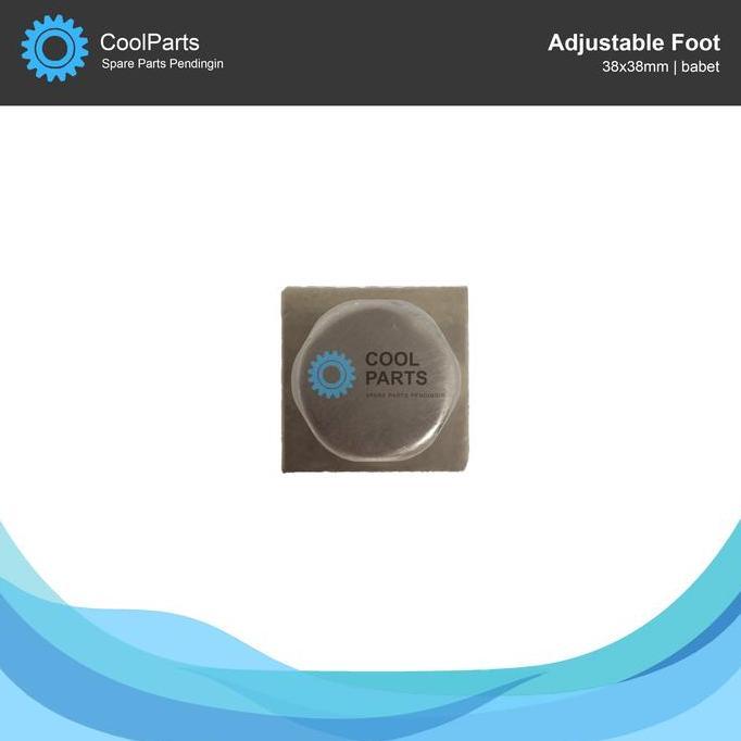 Adjustable Foot kotak /Adjuster Foot 38x38/Kaki Meja Hollow
