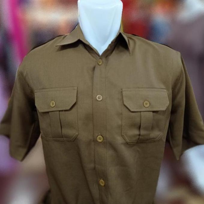 Termurah / Hot Sale Setelan Pdh Kuning Khaki Pria / Setelan Pdh Asn Pria