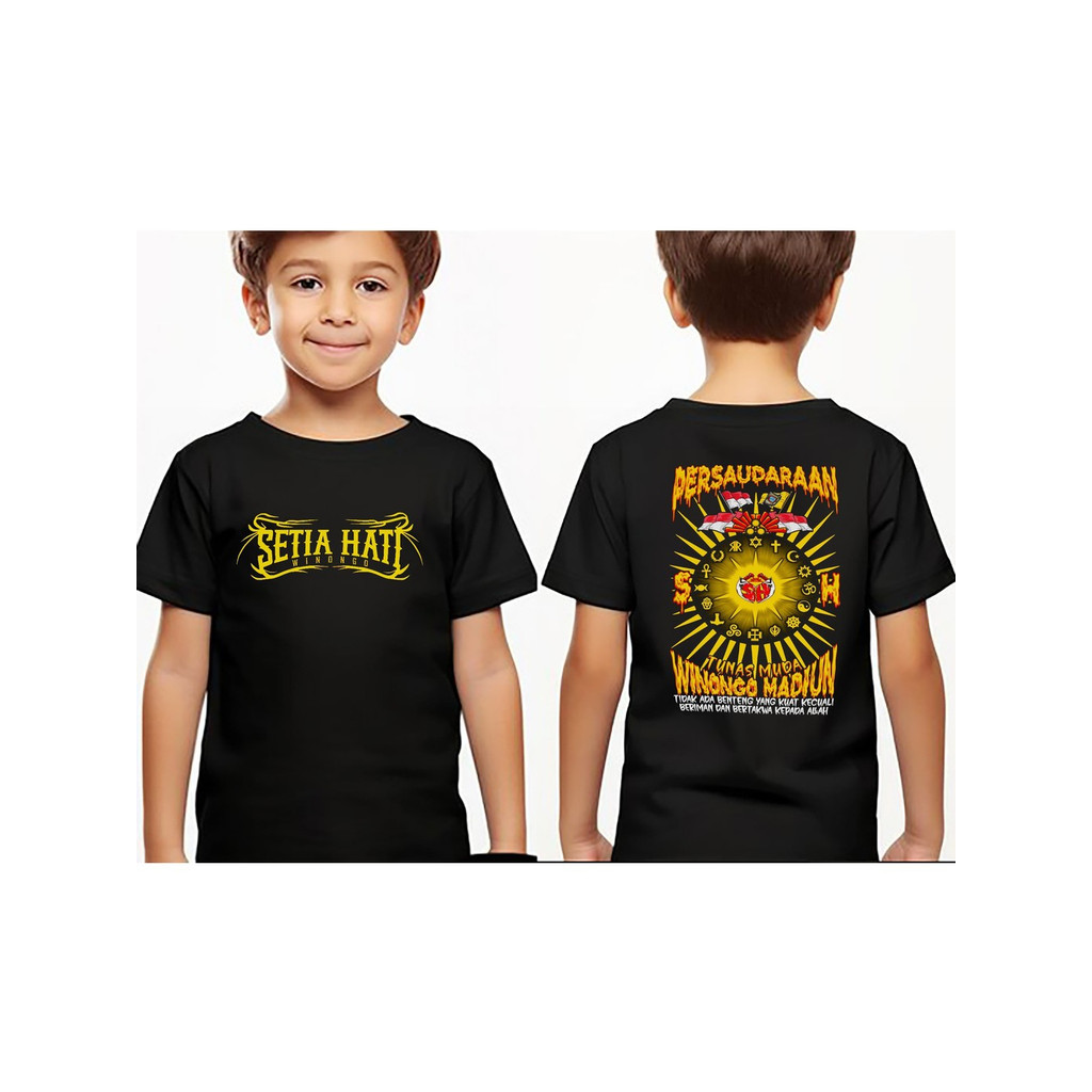 Kaos Anak Pencak Silat SH WINONGO I T-shirt Tebal 24s