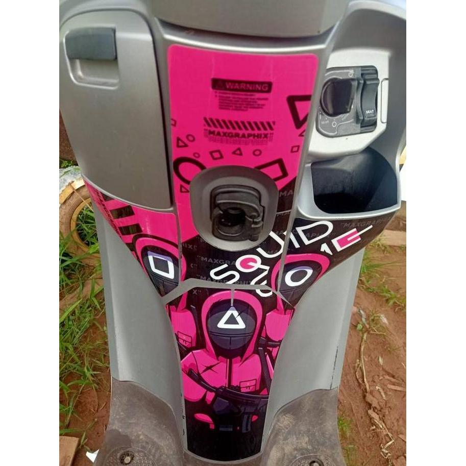 ONE PIECE SPECIAL STIKER STRIPING PELINDUNG DASHBOARD / THANKPAD / DECKPAD MOTOR SCOOPY STICKER SCOO