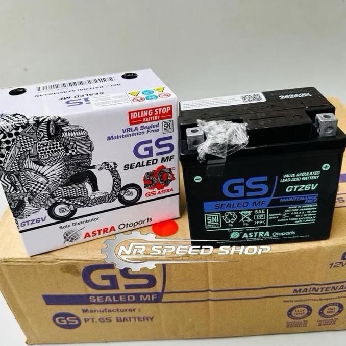 PROMO AKI MOTOR GS ASTRA GTZ6V ACCU KERING SUZUKI SATRIA FU 150 RAIDER GSX R150 GSX S150 MF GTZ6V AS