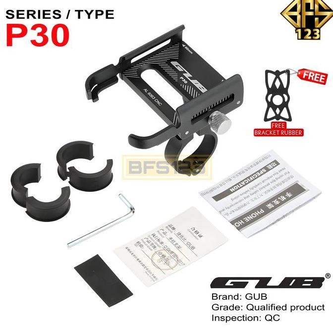 Paket GUB P30 Phone Holder + Breket Spion GUB MD-236
