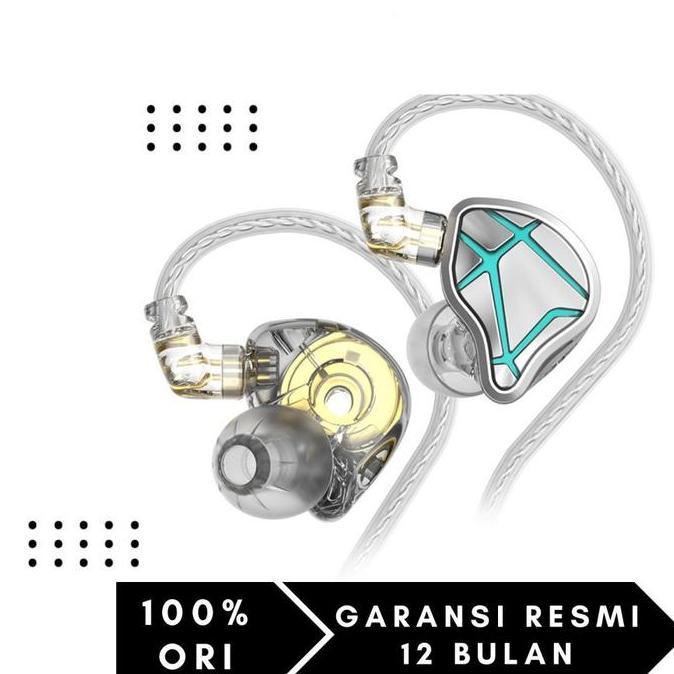 IEM KZ ESX 10th Anniversary BassHead Earphone with Mic and Garansi