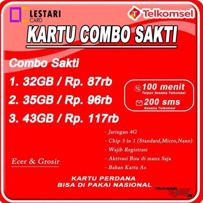 Nomor Cantik Simpati Telkomsel Combo Sakti