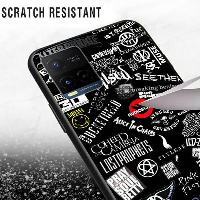Softcase Glass Kaca VIVO Y21 Y21s 2021 - Casing Handphone VIVO Y21