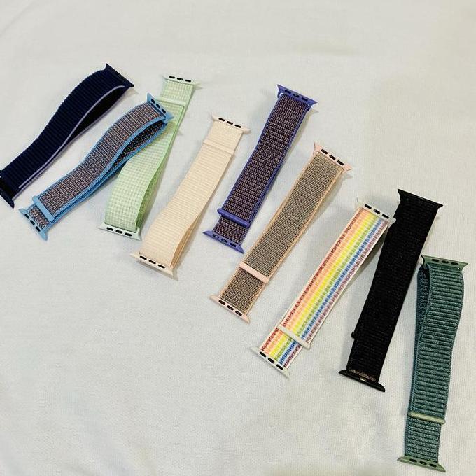 Strap Apple watch Series 7 45Mm Nylon Woven Strap Band