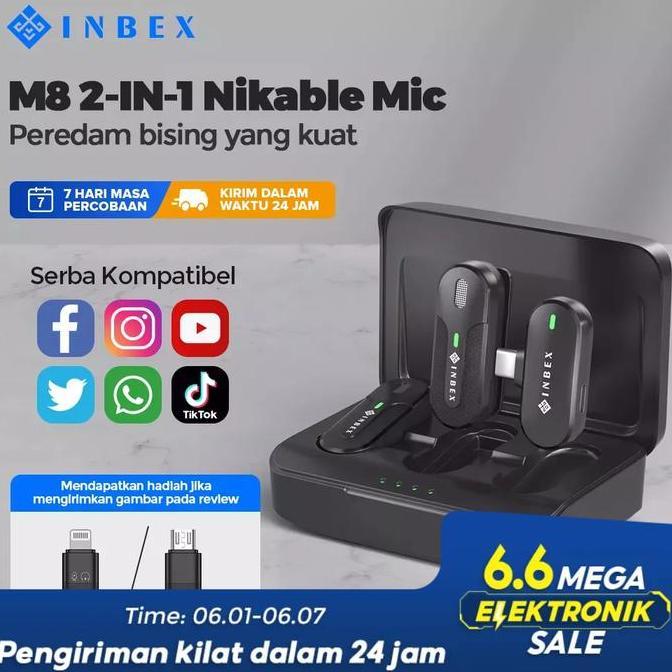 INBEX Wireless Microphone Lavalier Microphone Bluetooth