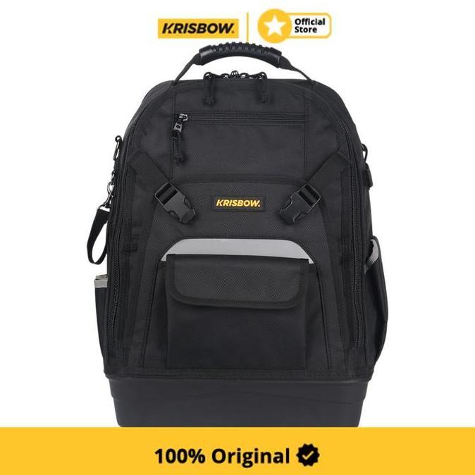 Krisbow 30 ltr Tas Ransel Perkakas - Hitam Tool Bag Tool Pouch