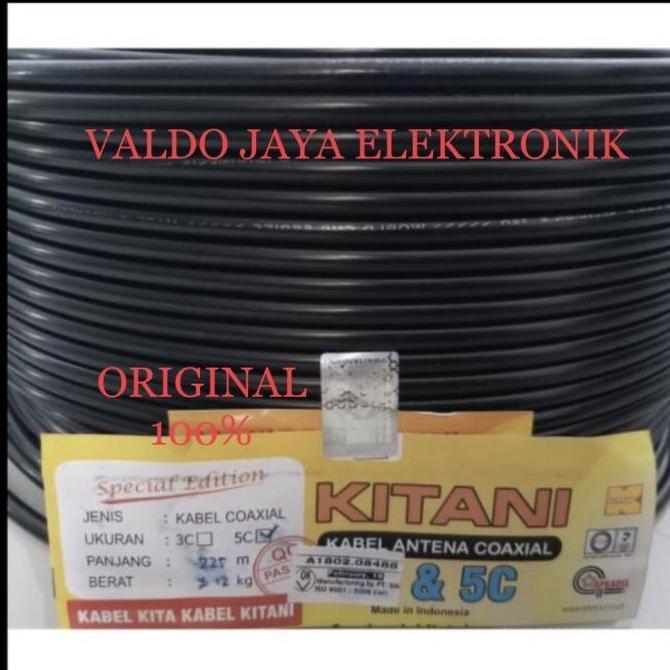 KABEL ANTENA KITANI RG6/KABEL TV KITANI/KABEL PARABOLA KITANI PROMO TERBATAS