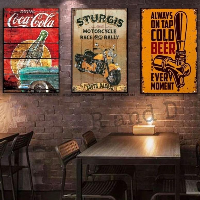 promo terbaru hiasan dinding cafe ukuran 47x31, dekorasi dinding kamar tidur ukuran a3, poster dindi