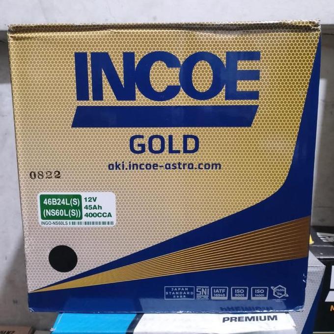 HARGA GROSIR - INCOE NS60LS aki basah mobil kijang super yaris odyssey crv avega