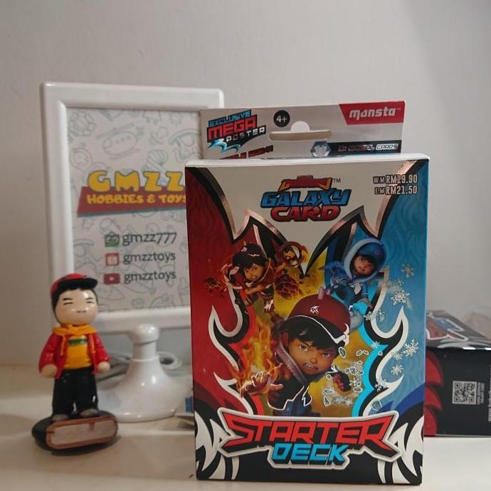 YukSayangAnak- Kartu Boboiboy Galaxy Card Original Boboiboy Starter Deck Mainan Kartu