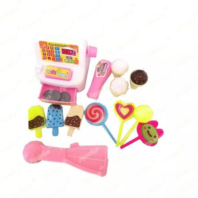 MAINAN ANAK CEWEK MESIN KASIR MINI MAINAN SUPER MARKET KASIR KASIRAN