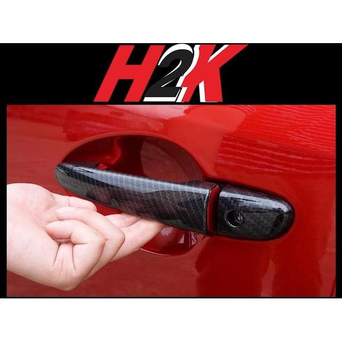 PROMO DISKON - Aksesoris Mazda CX 5 - Outer Handle Cover Mazda CX5 Carbon