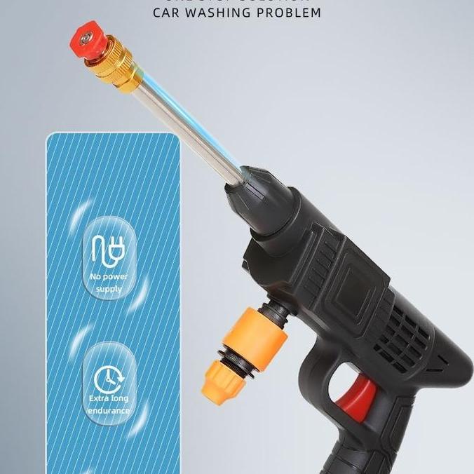 HEMAT BANGET - Jet washer Cordless Portable 48V High Pressure Ready stock