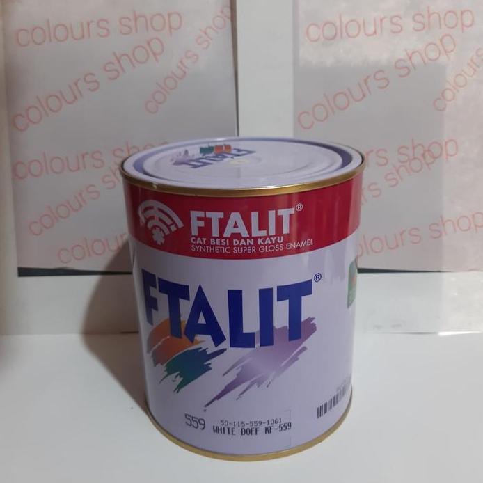 CAT FTALIT KAYU BESI WHITE DOFF/PUTIH DOFF 559-1KG