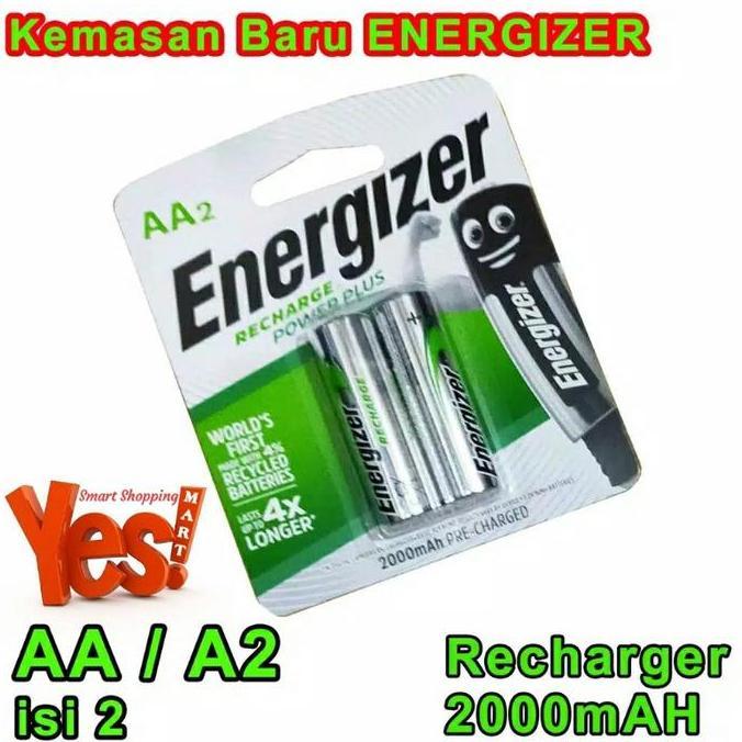 Energizer 2pc Battery AA Rechargeable Power Plus