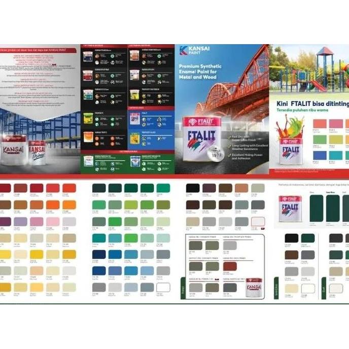 Cat Kayu & Besi Ftalit  KF-559 White Doff Putih Dof