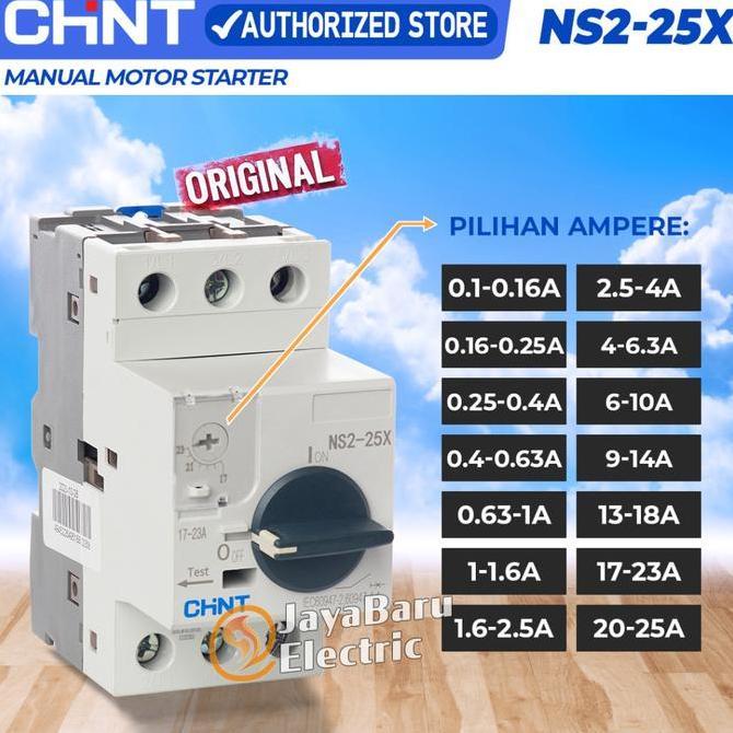Sale Chint Manual Motor Starter Ns2 Ns2-25X