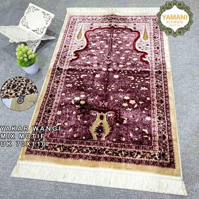 SAJADAH WANGI YAKAR KARPET FANTASI BAHAN TEBAL DAN HALUS PERALATAN SHOLAT