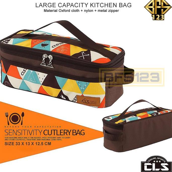 Tas Perlengkapan Alat Camping Tas Alat Masak Camping Storage Camping Hiking Outdoor CLS