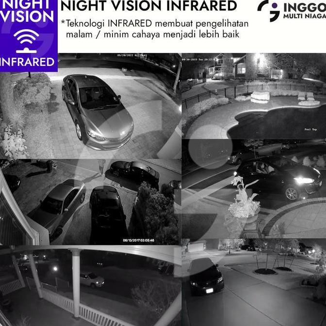 Promo Paket Cctv 4 Kamera Dvr 8 Channel 2Mp Hilook Audio Rekam Suara