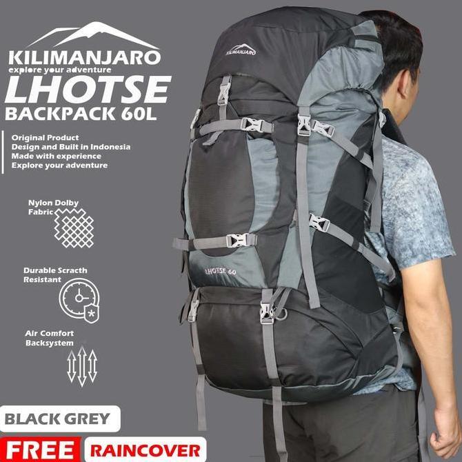 Tas Gunung Kilimanjaro Lhotse 60+5 L - Tas Ransel Kilimanjaro LHOTSE