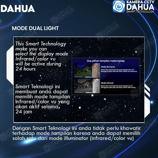 Promo Paket Cctv Dahua 2Mp Full Color 4 Channel 4 Kamera