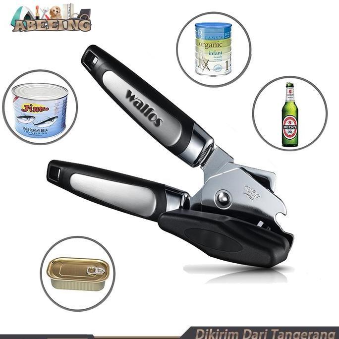 OSCHAR Can Opener Manual Alat Pembuka Kaleng Putar Susu Minuman Dan Kaleng