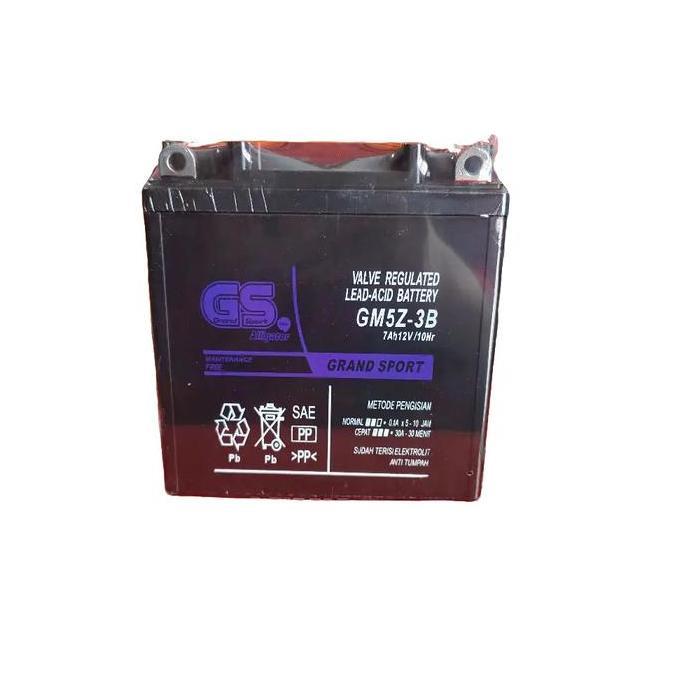 Aki Motor Suzuki Smash, Shogun 110, Smash Titan GM5Z-3B GS MF 12V/7Ah
