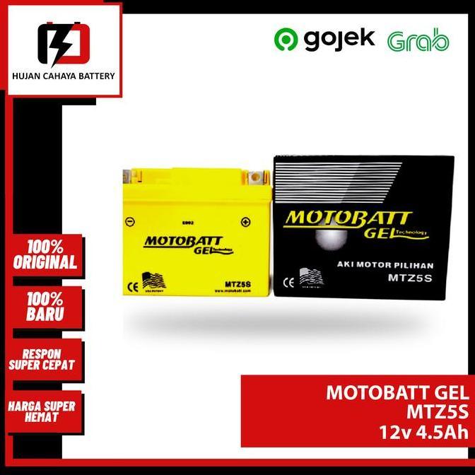Aki Motor Yamaha Mio Soul, Mio J, Mio Soul GT - Mott MTZ5S Aki Gel