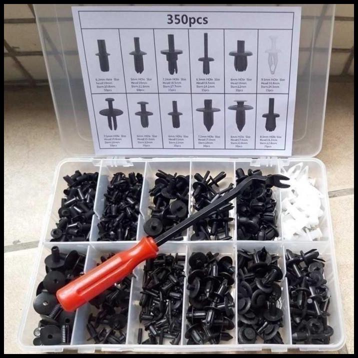 TERLARIS KLIP BEMPER KLIP KANCING BAUT PLASTIK MOBIL CANTER UNIVERSAL 