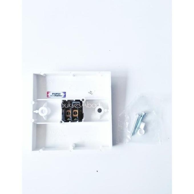 SAKLAR ENGKEL / TUNGGAL S-CLASSIC / CLIPSAL SCHNEIDER