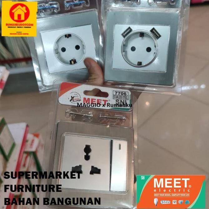 SAKLAR LAMPU RUMAH & STOP KONTAK USB - MEET