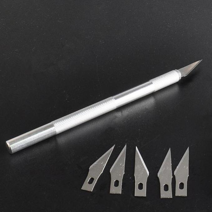 OSCHAR Oddment6 pcs/Set Pisau Seni / Ukir / Pen-Type Precision Art / Craft / Hobby Knife / Cutter Sa