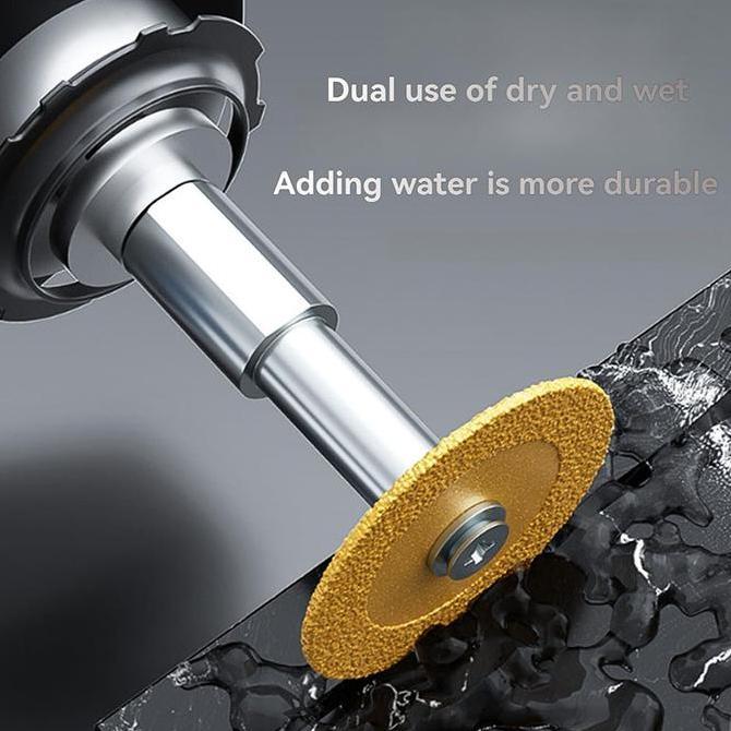 SYAUBAN CODCakram Pemotong Bor Listrik Brazing Mata Gergaji Giok Keramik Cakram Ukir Bata