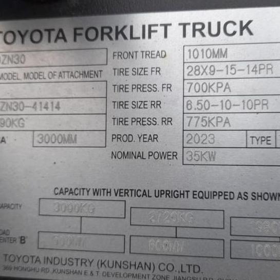 Sale Seal Kit Control Valve Forklift Toyota Fdzn30