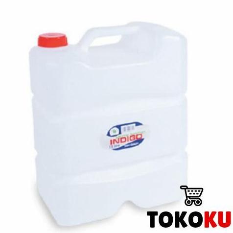 JERIGEN 15 LITER GREEN LEAF/KOMPAN PLASTIK 15 LITER INDIGO GREEN LEAF