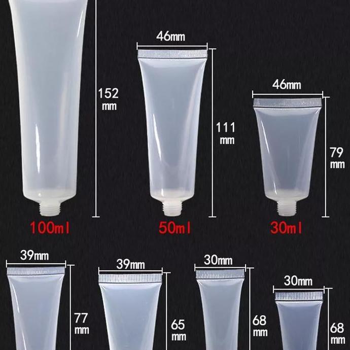 Tube Kosong Plastik Frosted Doff 5ml 10ml 15ml 20ml 30ml 50ml 100ml