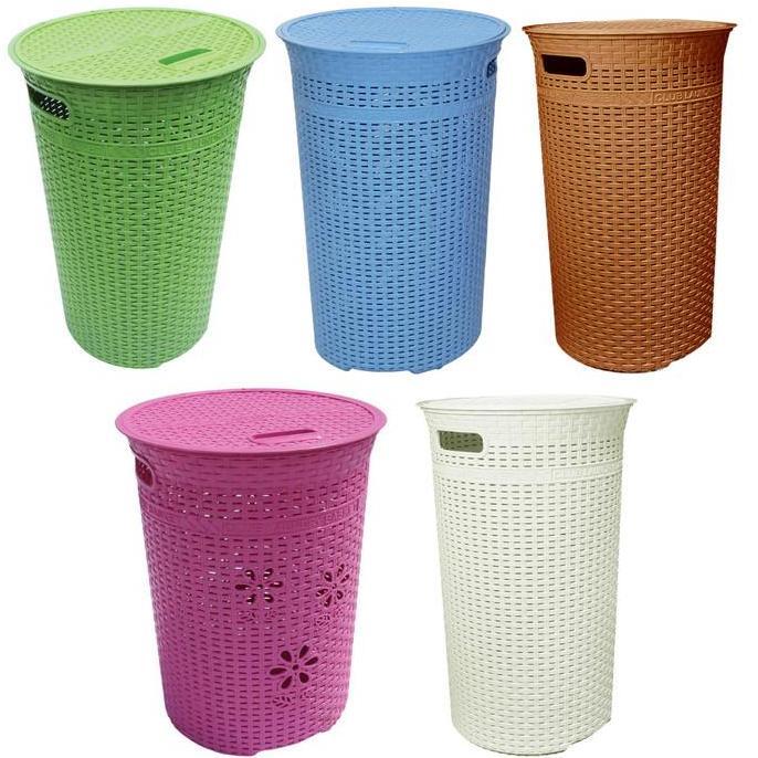 Keranjang Baju Laundry Motif Rotan Club, Laundry Basket Club CRB 800 CRB 900