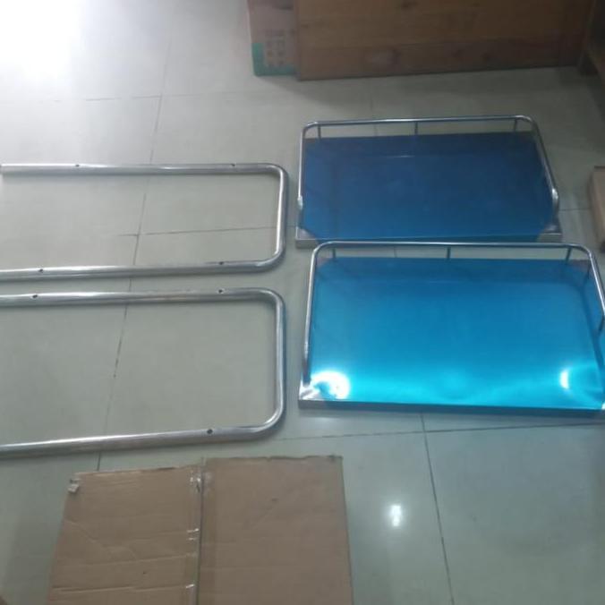 Sale Meja Rumah Sakit 2 Rak/ Troli Instrumen Rumah Sakit 2 Rak ( Stenllies)