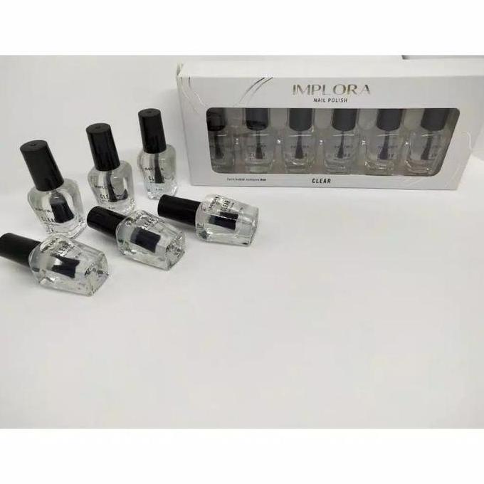 Sumimasen- Kutek Implora Isi 6Pcs Cantik Kutek Implora Halal Muslimah Kutek Implora Wonder Abg Kutek