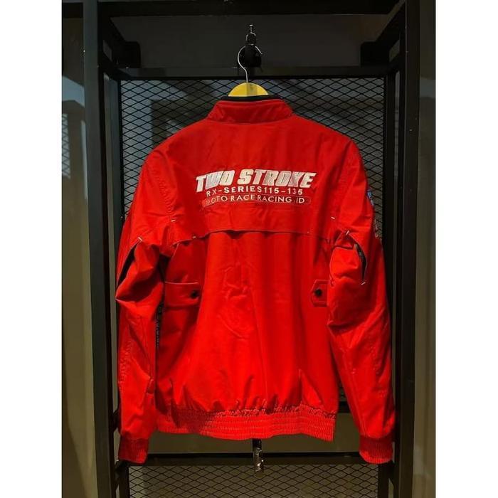 Brutal Jaket Two Stroke Rx Series Vol 4 Hitam Merah Biru Jacket 2 Tak 115 135 Cc Original Dan Terper