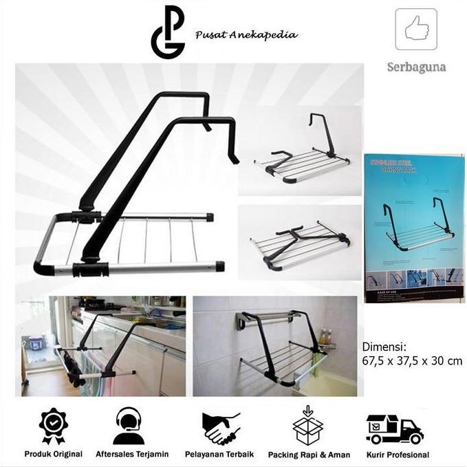 rak balkon - rack balkon - rak gantung - rak baju - rack gantung