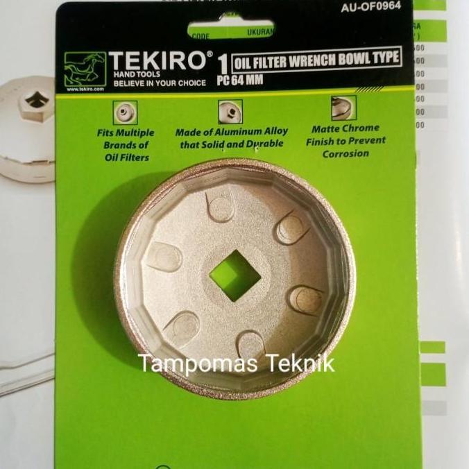 New- Tekiro Kunci Filter Oli Mangkok 64Mm Mobil Avanza Xenia Calya