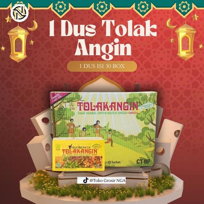 Kenk- [Tk-Singa X Ramadan Sale] Tolak Angin 5 Box // 1 Dus // 2 Dus // 3 Dus Tolak Angin