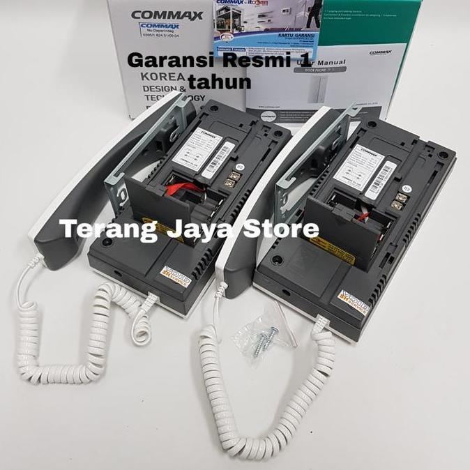 Intercom Commax Tp-1L (2 Unit) Interphone Commax Tp-1L Intercom Model Telepon Commax Tp1L