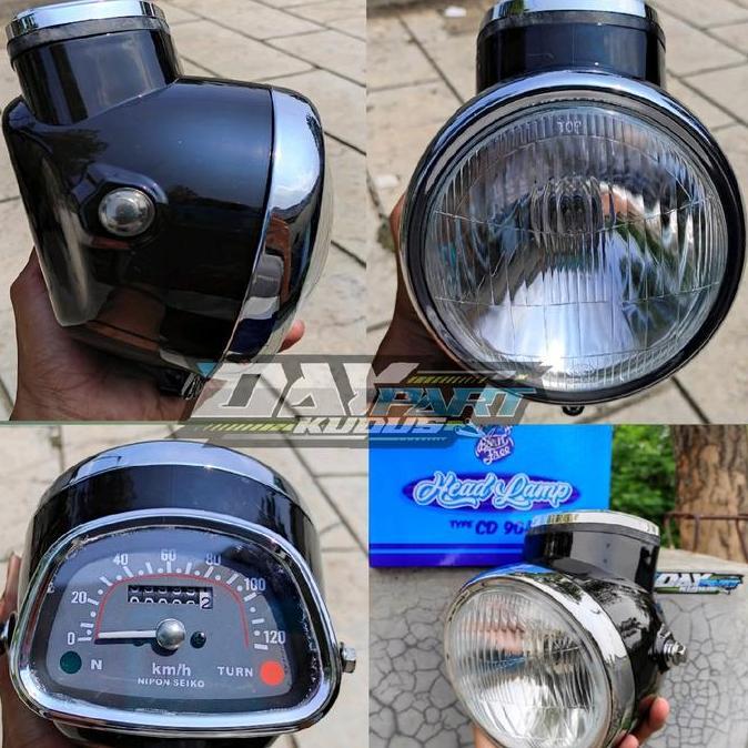 BATOK CD DAY BATOK LAMPU CD IMPORT REFLEKTOR LAMPU CD 90 SET SPIDO 5.75 INCH PNP DAYMAKER UNTUK MOTO