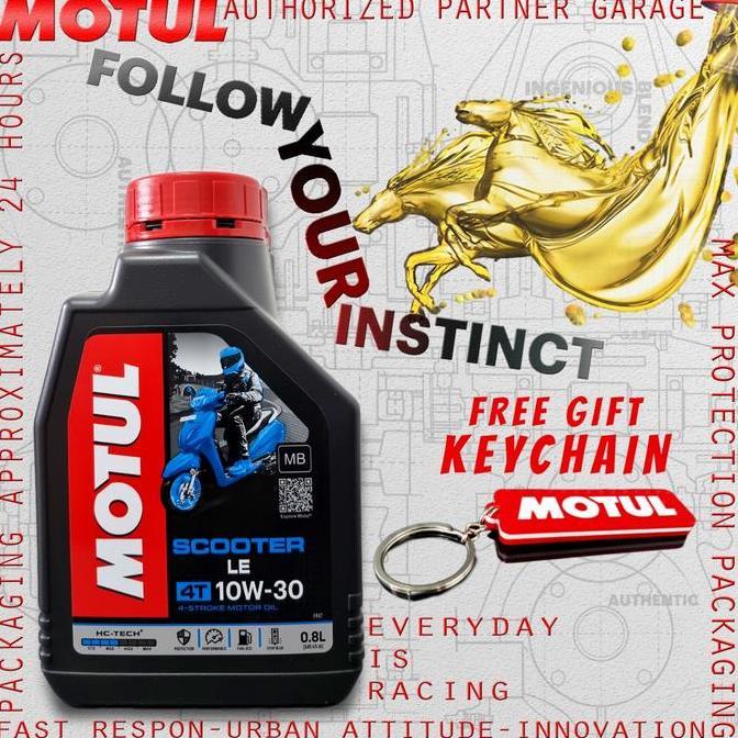 New- Oli Motor Matic Honda Import Motul Scooter Le 10W30 800Ml